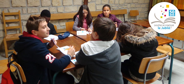 Les enfants participent au Jubilé