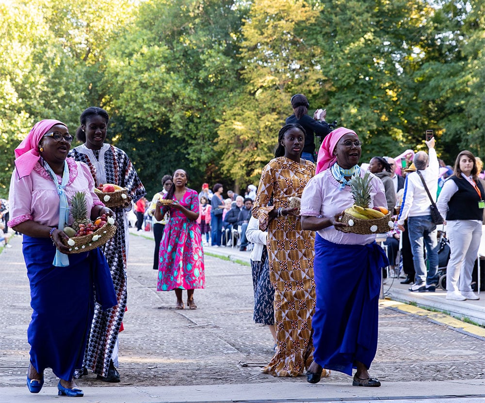 Groupe de jeunes en plein Air